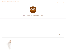 Tablet Screenshot of eoschocolates.com